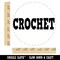 Crochet Fun Text Self-Inking Rubber Stamp for Stamping Crafting Planners